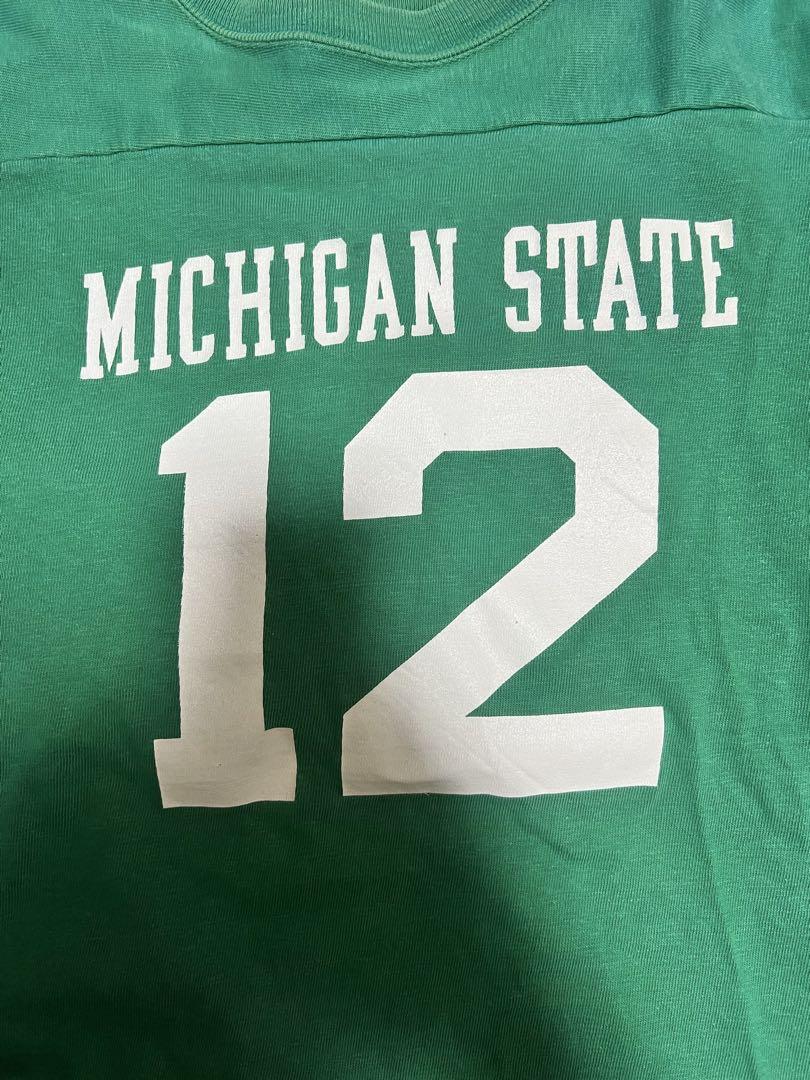 見逃し厳禁！おトクな 70s champion MICHIGAN STATE フットボールシャツ シャツ