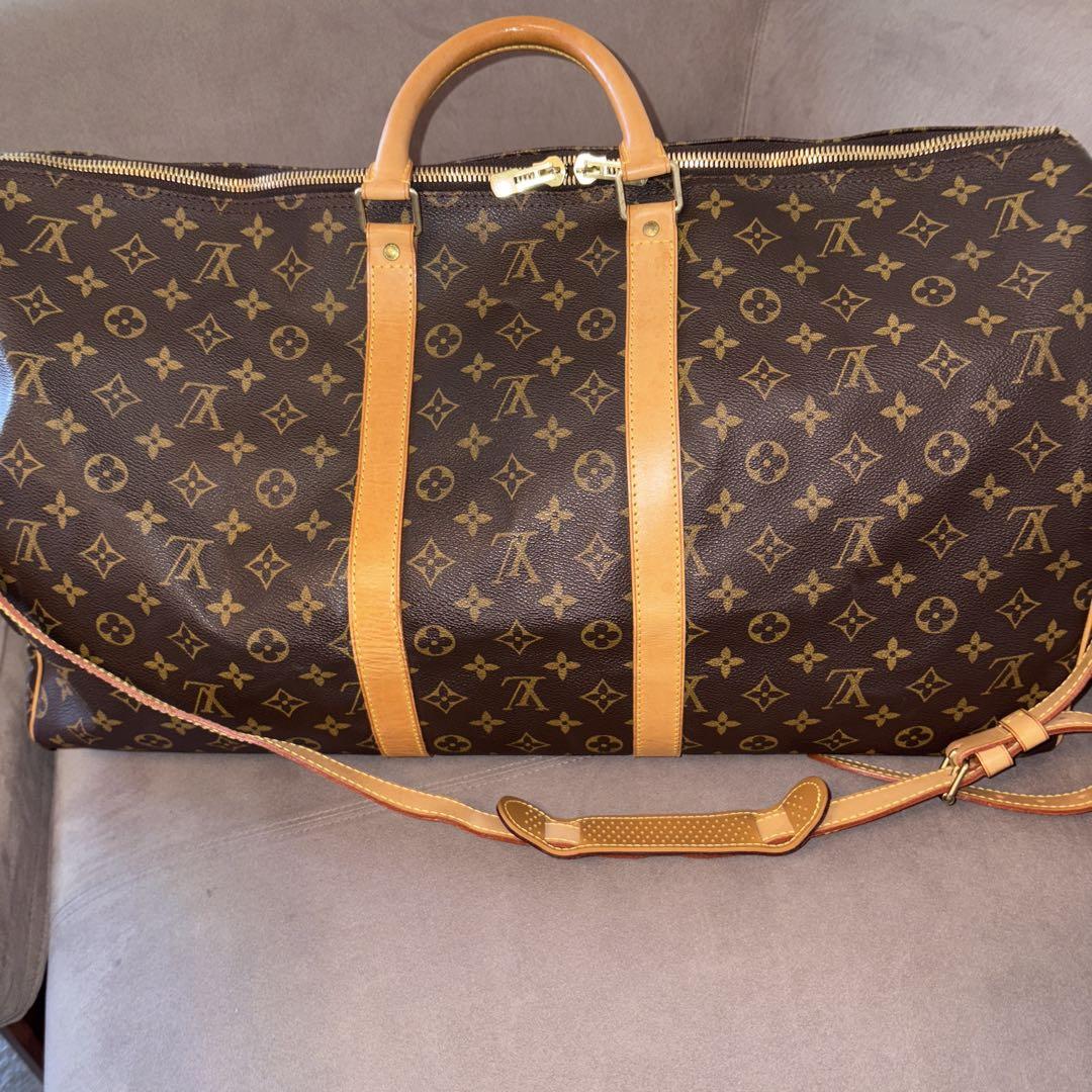 Louis Vuitton ボストンバッグ 大型 ブラウン