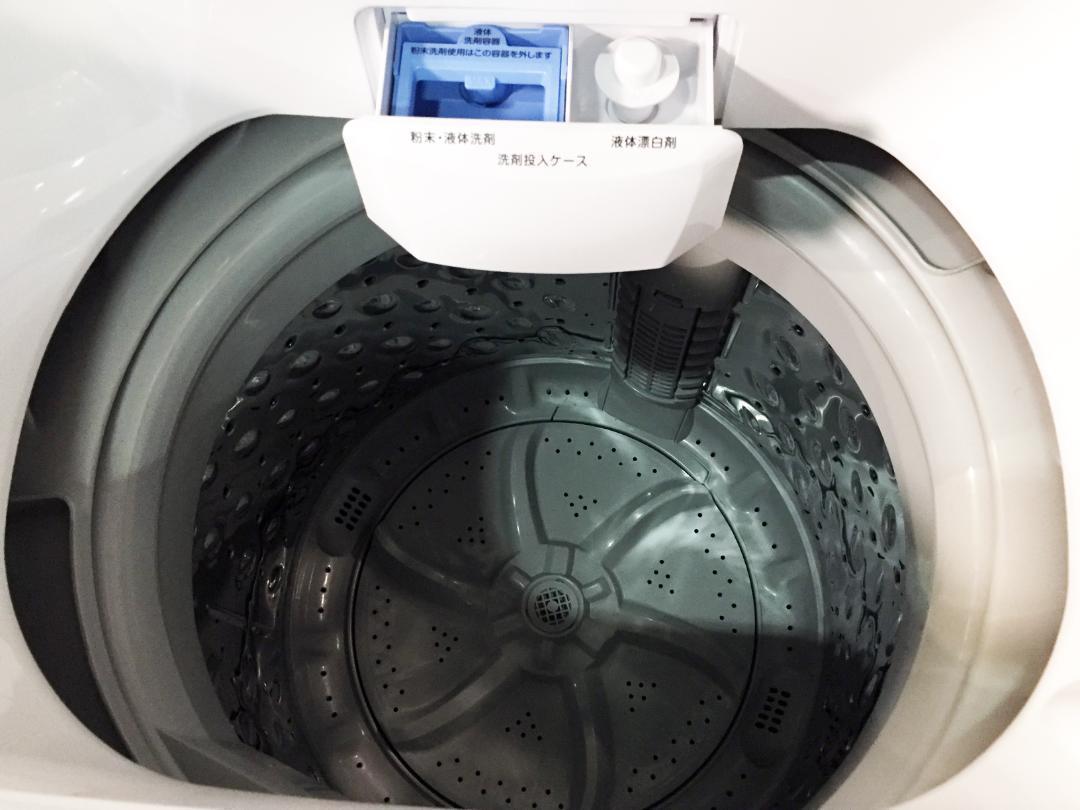 中古 アイリスオーヤマ 5.0kg 全自動洗濯機 IAW-T502EN 槽洗浄