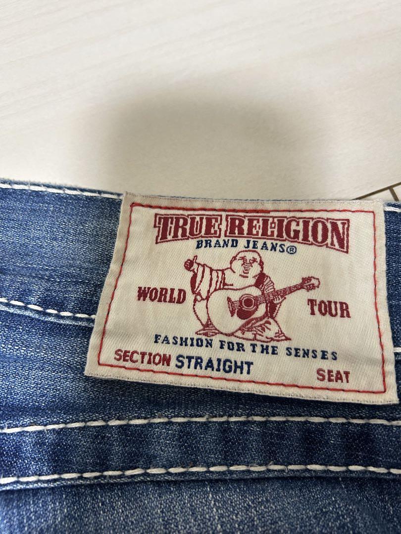 TRUE RELIGION ボアデニムジャケット　デニムジーンズ　セットアップ