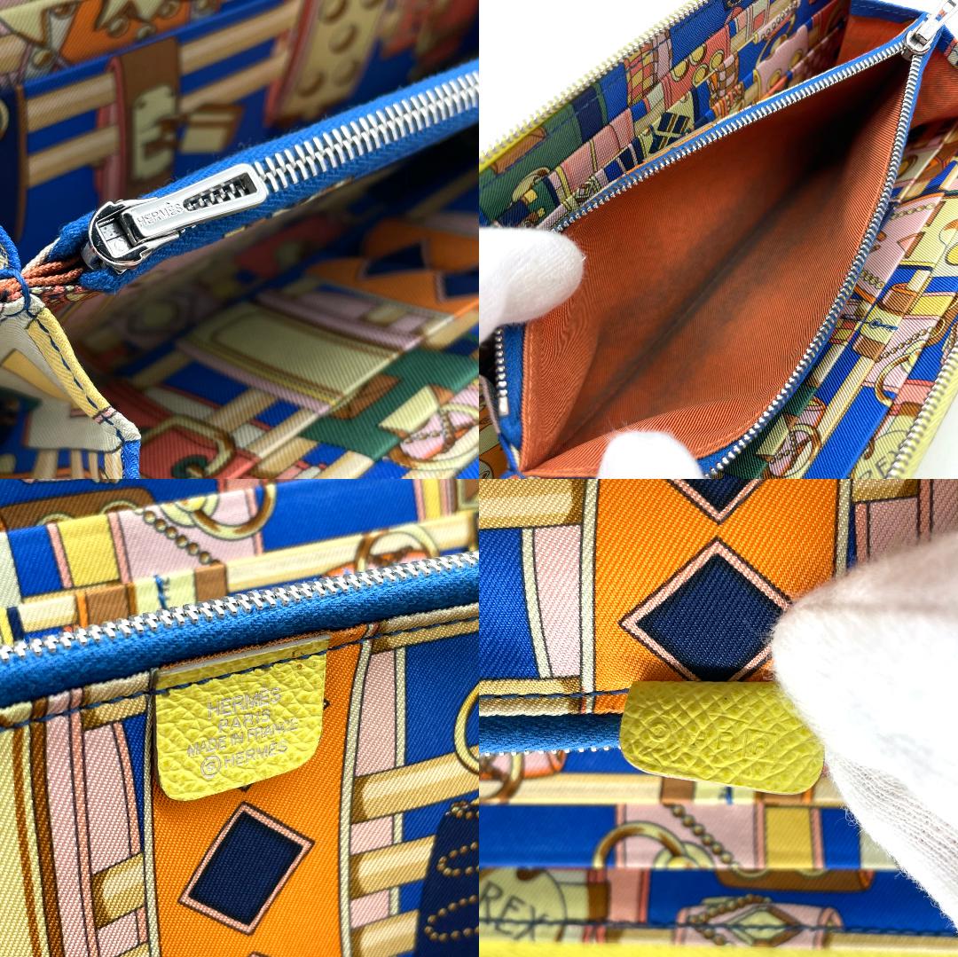 ルカリ◓ cyaco様専用エルメス 長財布 イエロー WB6ME-m45470128964 アザップロング シルクイン #ライム