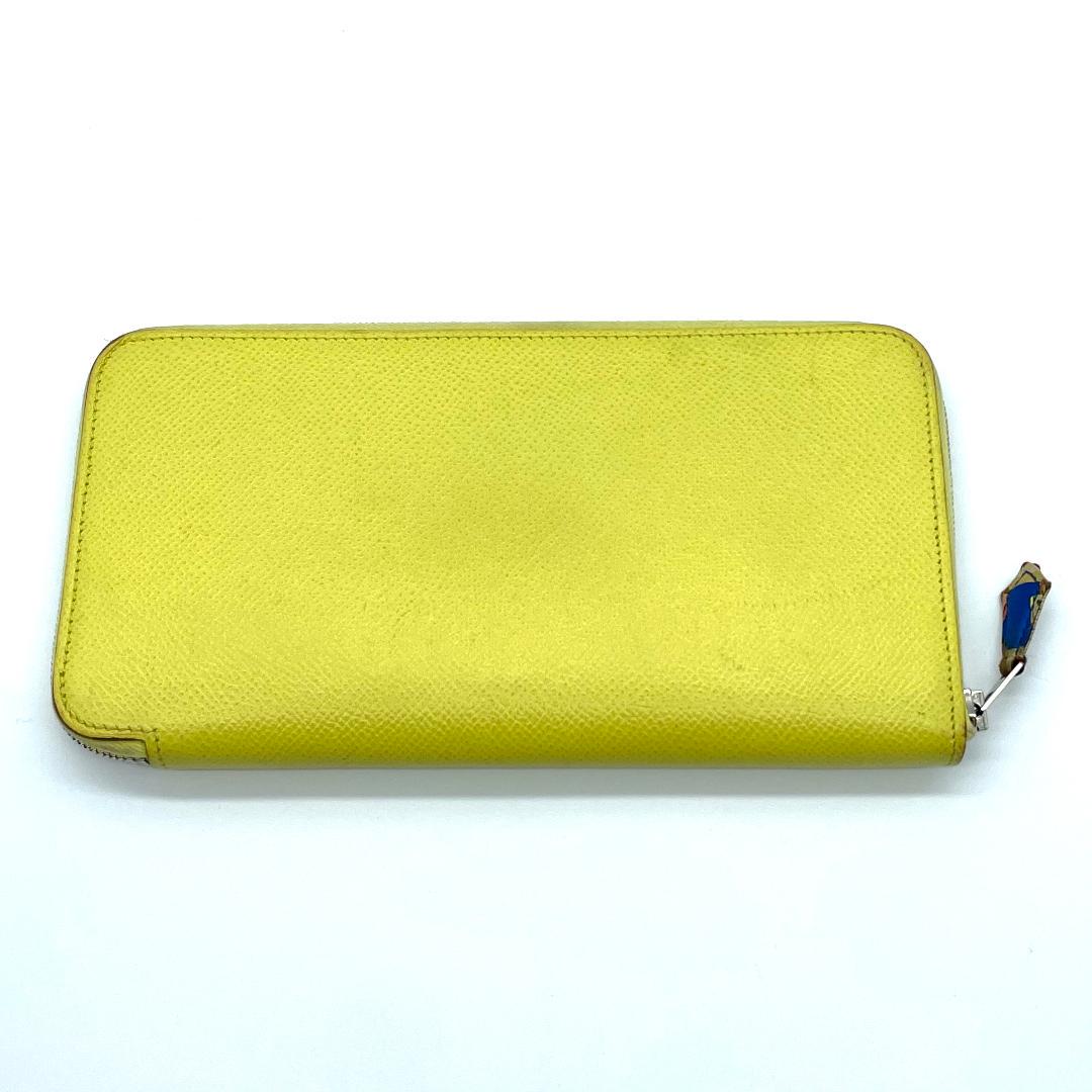 ルカリ◓ cyaco様専用エルメス 長財布 イエロー WB6ME-m45470128964 アザップロング シルクイン #ライム