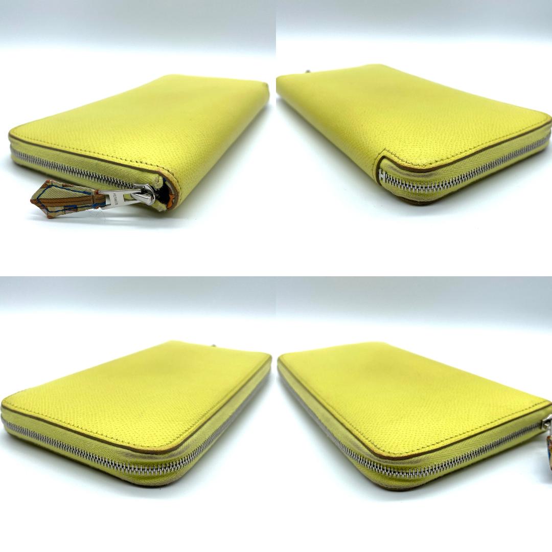 ルカリ◓ cyaco様専用エルメス 長財布 イエロー WB6ME-m45470128964 アザップロング シルクイン #ライム