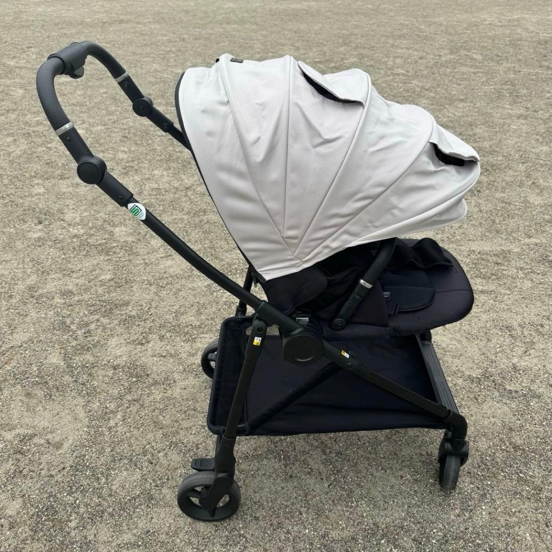 【美品】Aprica ルーチェフリー AB型 ベビーカー 折りたたみ ベージュ