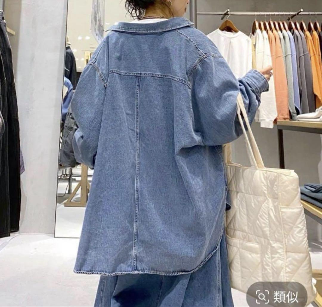 ニコアンド　misayoさんプロデュース　BIGデニムシャツ