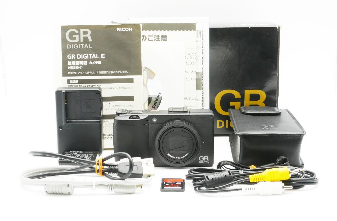 □ほぼ新品□ リコー RICOH GR DIGITAL III 撮影枚数178枚 年末早割