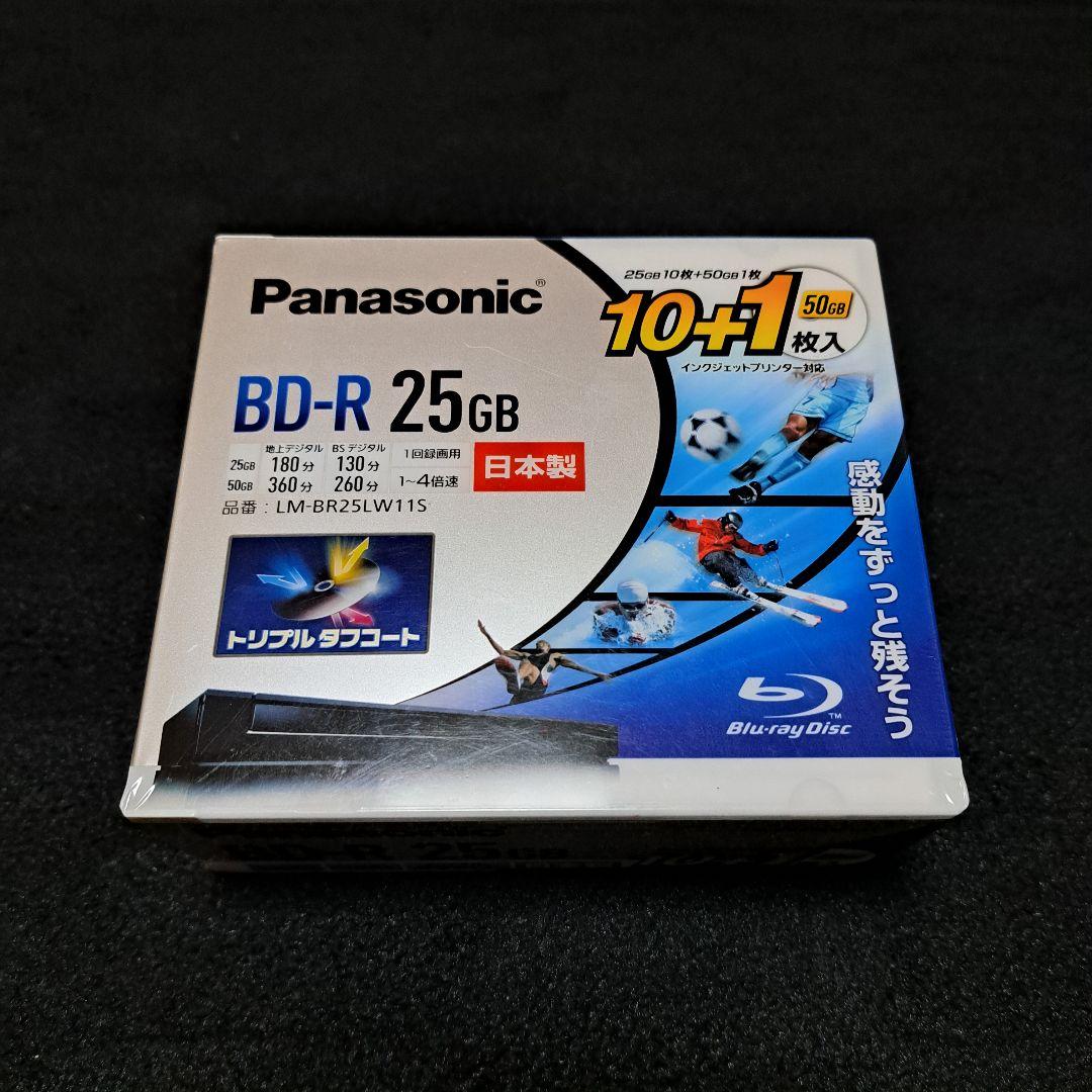 【SALE／55%OFF】 BD-R 新品】Panasonic 25GB メルカリ - 10+1枚 その他