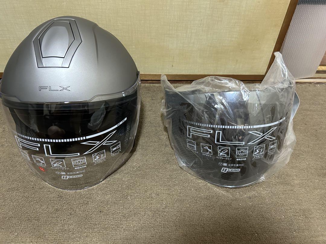 リード工業FLX ジェットヘルメット LLサイズシールド付き61-62cm未満