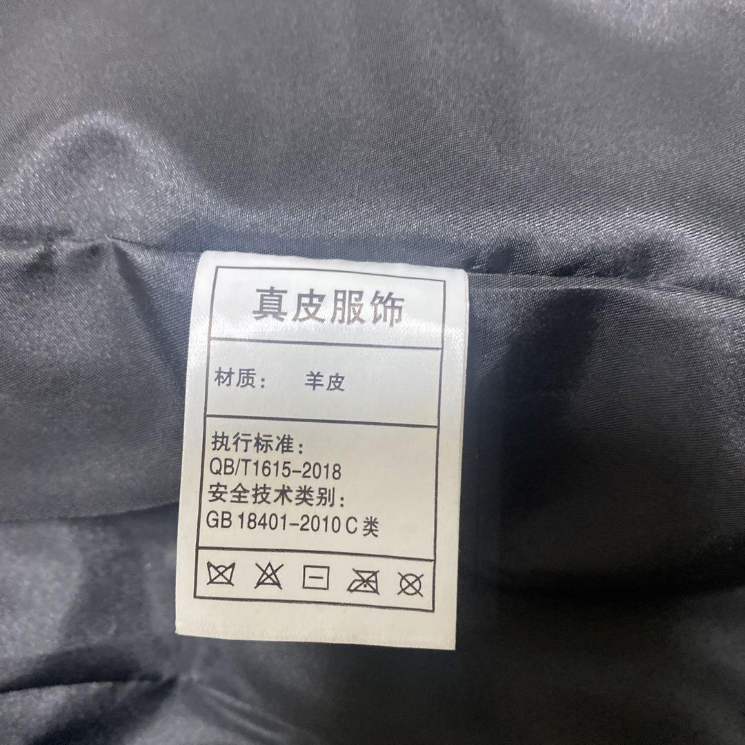 定価14万 GABRIEL  超シンプル 最上級ラムスキンシングルライダース