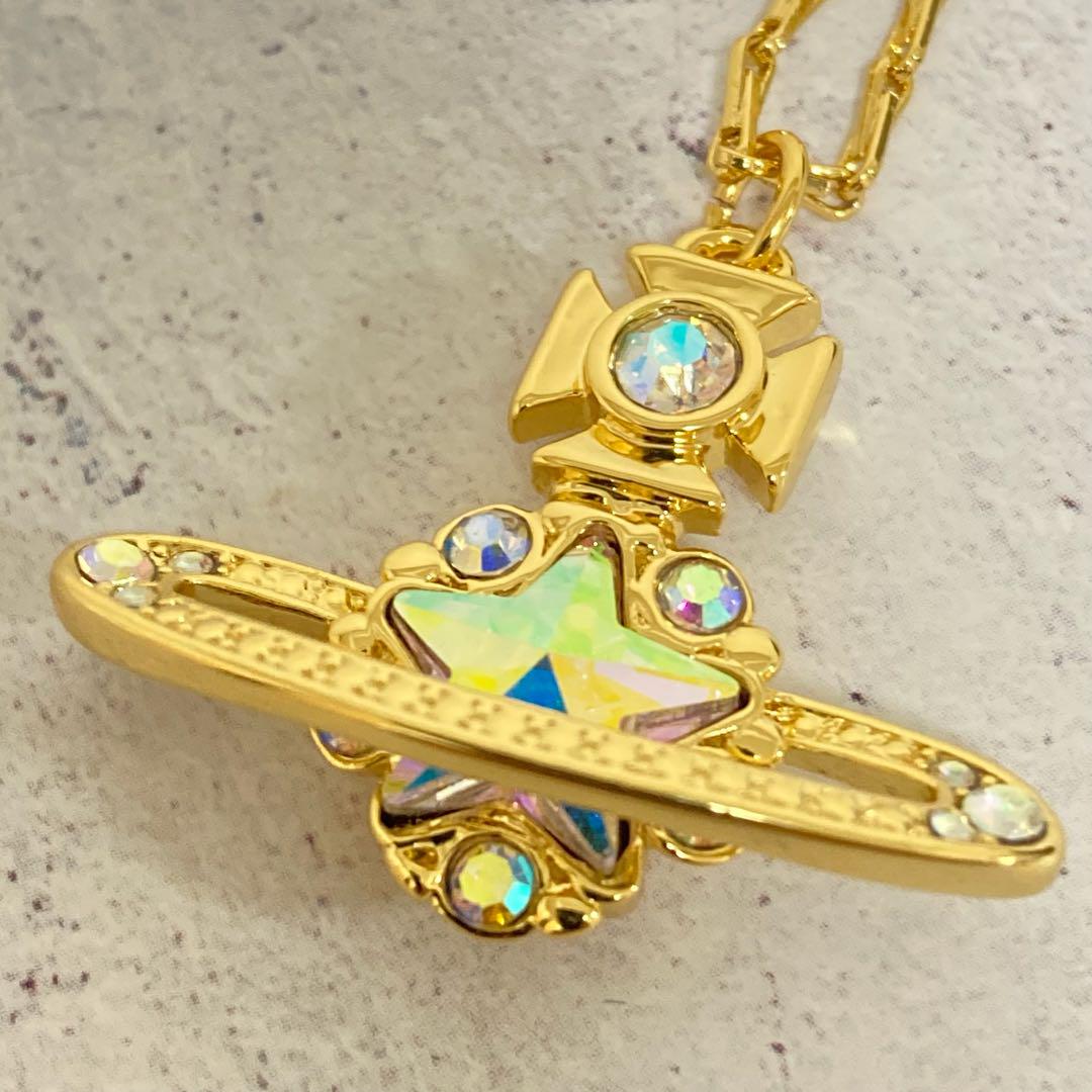 Vivienne Westwood スターオーブネックレス　ゴールド