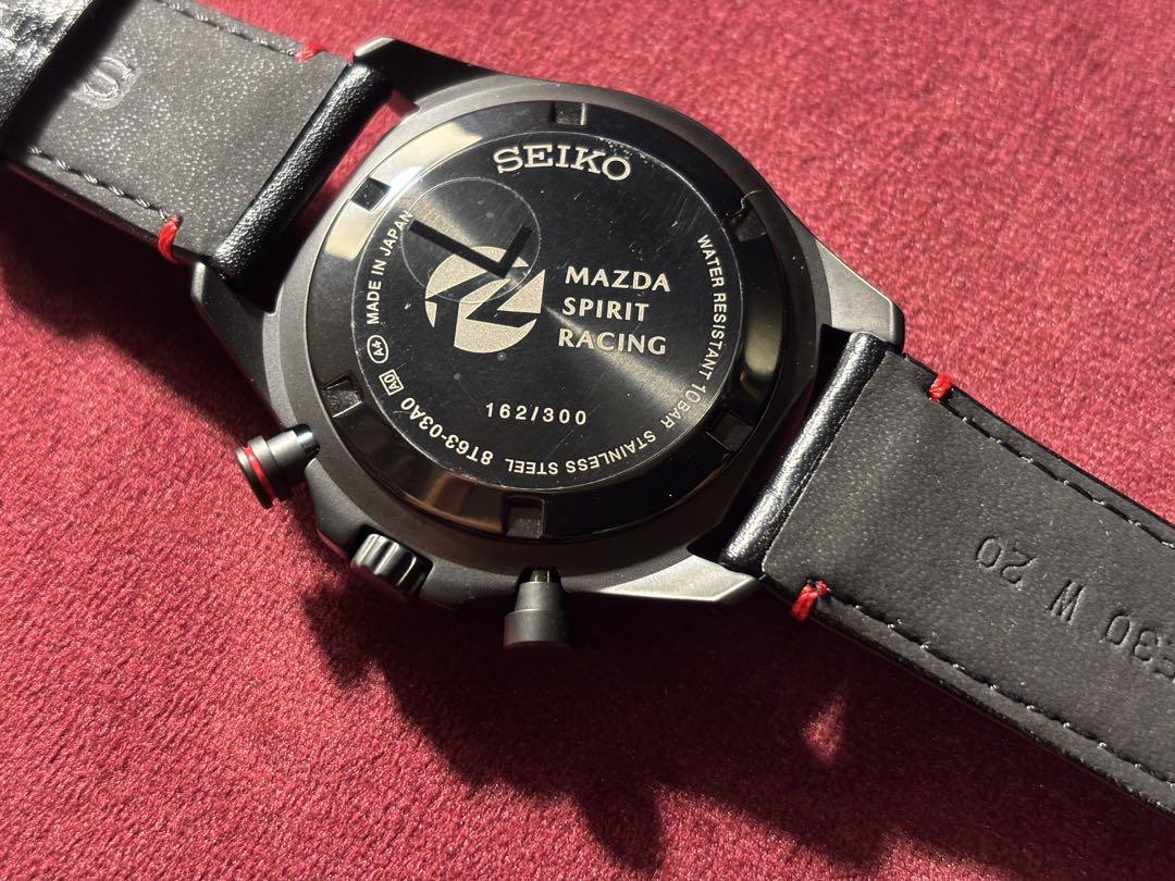 SEIKOコラボ MAZDA SPIRIT RACING クロノグラフウォッチ - メルカリ SEIKOコラボ MAZDA SPIRIT RACING クロノグラフウォッチ - メルカリ