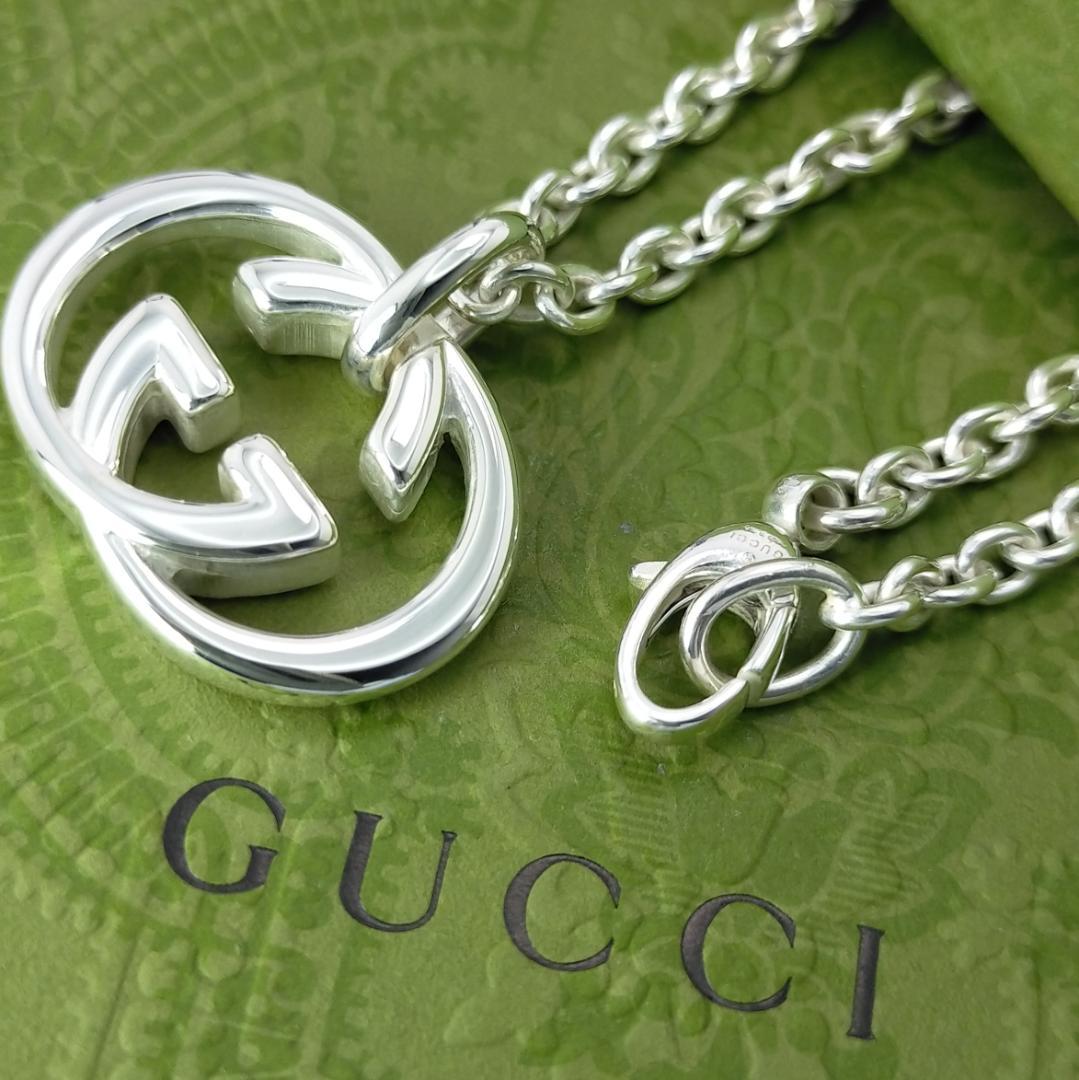 ☆美品☆【GUCCI】インターロッキング G ペンダント 1227 画像2