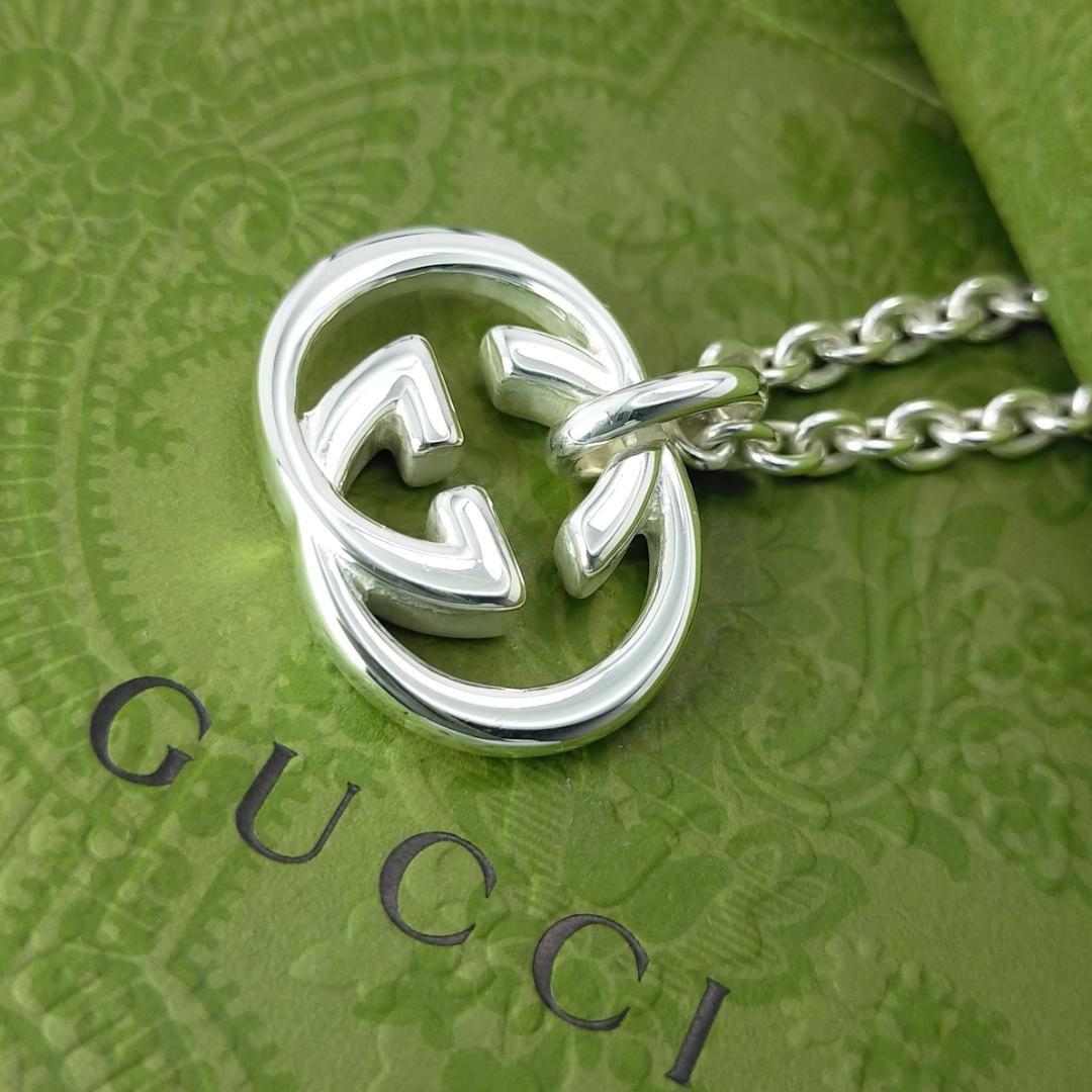 ☆美品☆【GUCCI】インターロッキング G ペンダント 1227 画像4