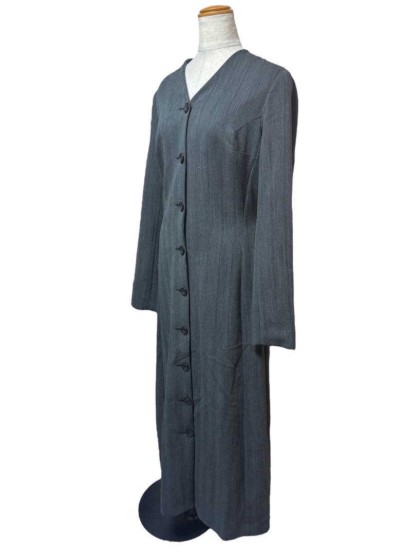 DRIES VAN NOTEN ノーカラーコート ワンピース