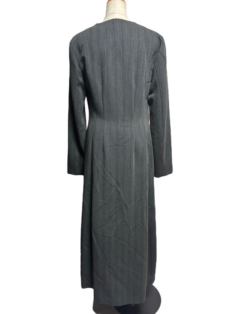 DRIES VAN NOTEN ノーカラーコート ワンピース