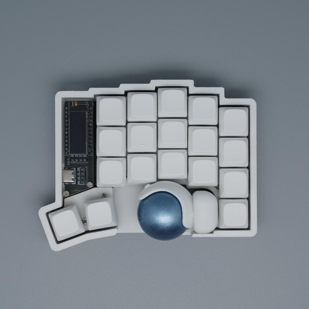 完璧 新品】Keyball39 分割キーボード 自作キーボード 有線 (改) キーボード