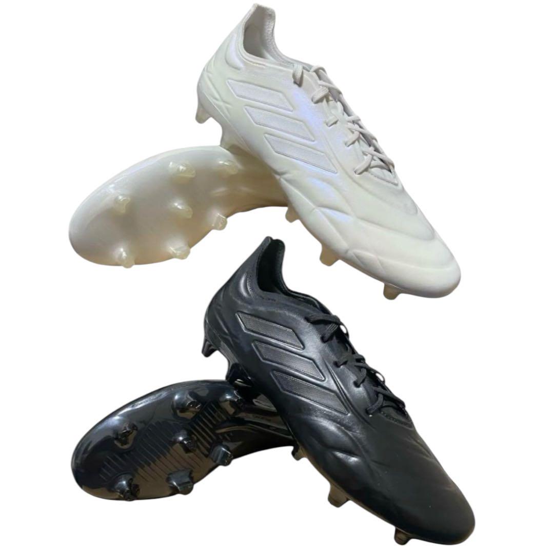 ADIDAS COPA PURE.1 FG SOCCER CLEATS WHITE AND GREEN MENS