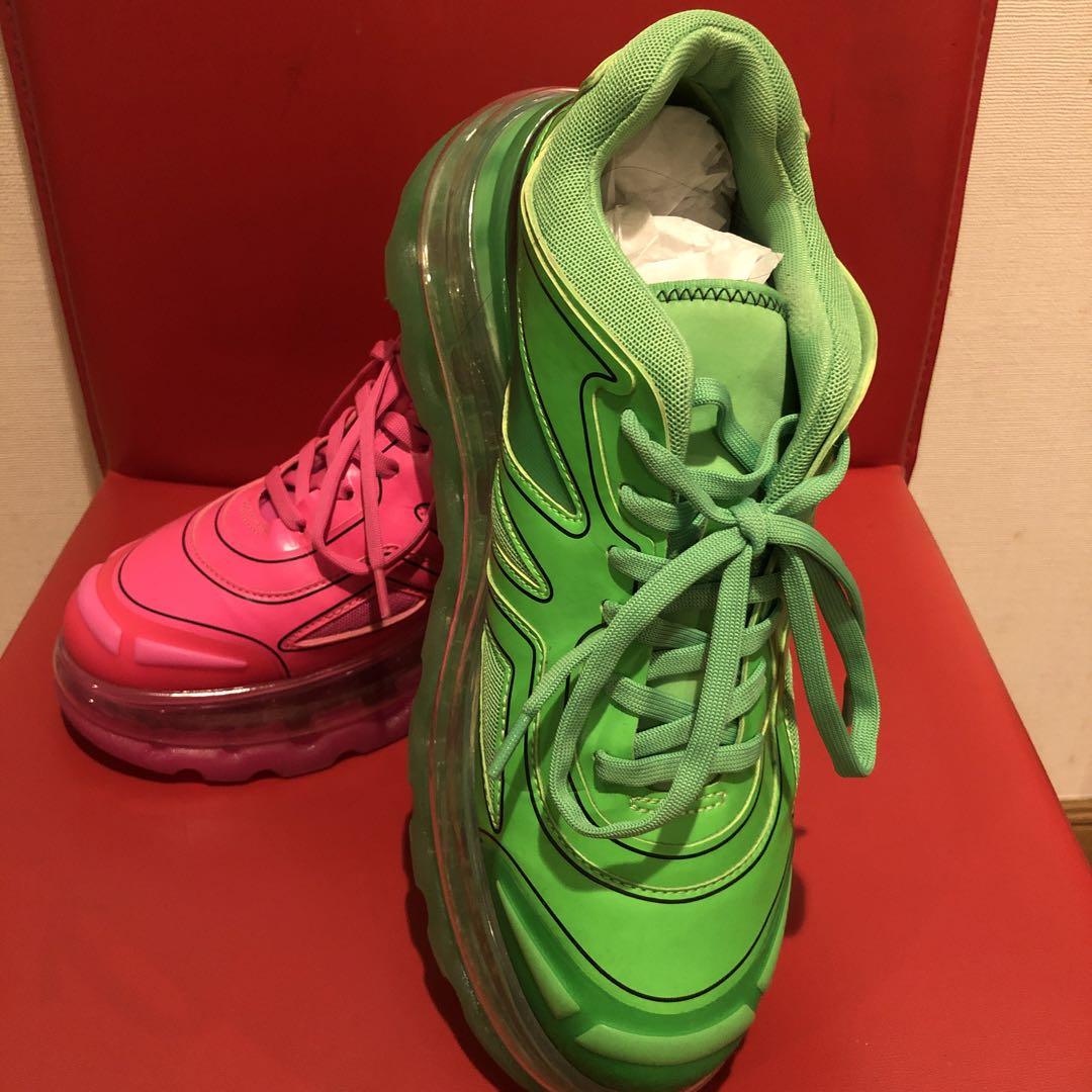 SHOES53045 スニーカー サイズ42 27.5 かなり綺麗 バイカラー