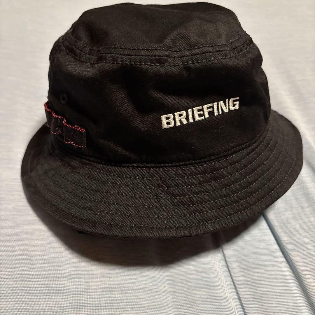 BRIEFING ブラック バケットハット