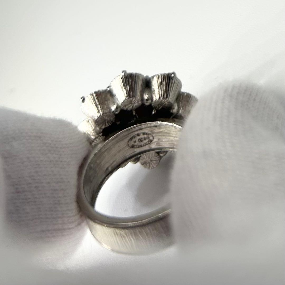 ラインストーン フラワーモチーフ