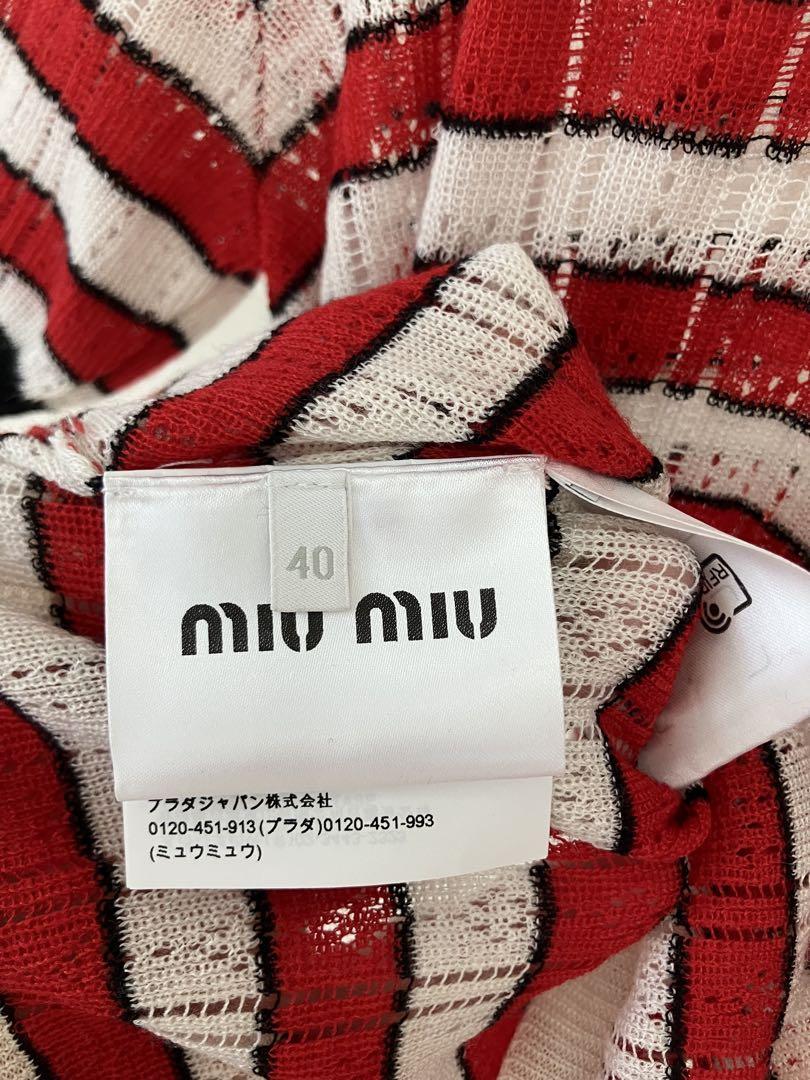 miu miu 半袖ニット　⭐︎新品同様⭐︎
