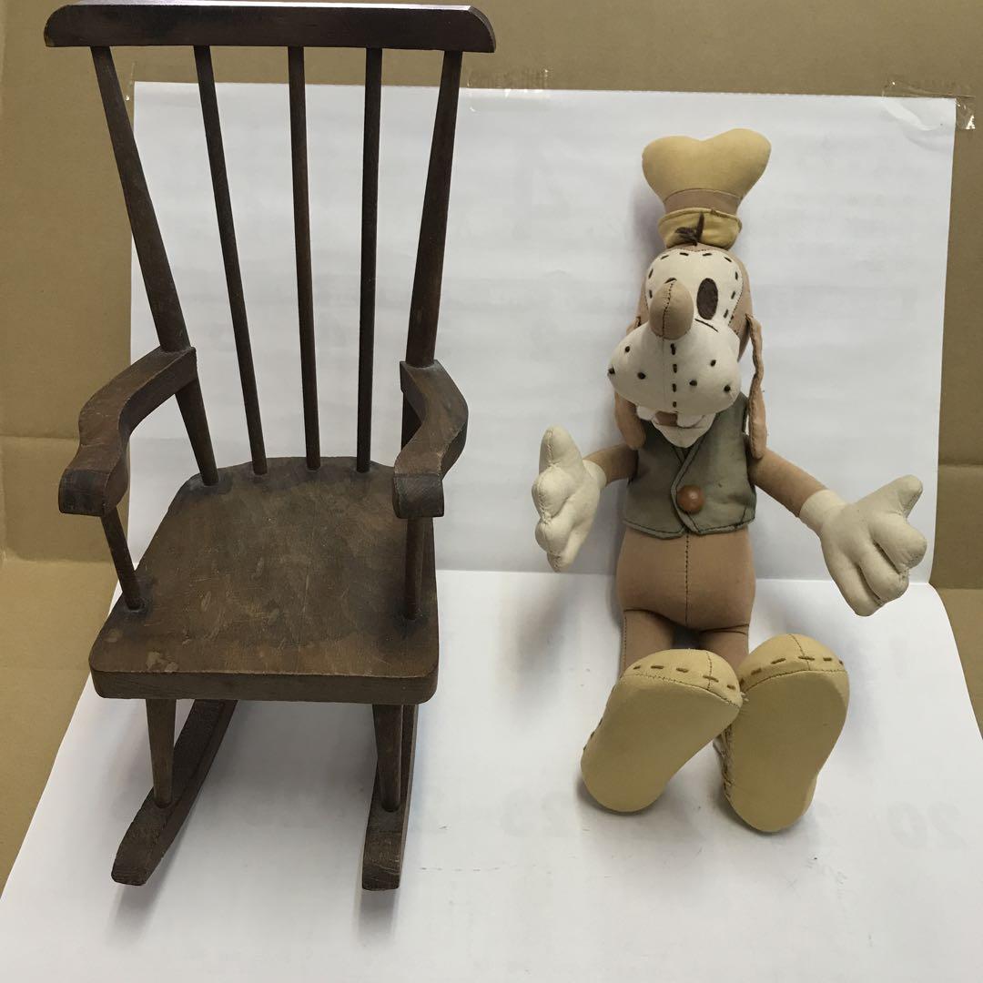 グーフィー ぬいぐるみと椅子セット