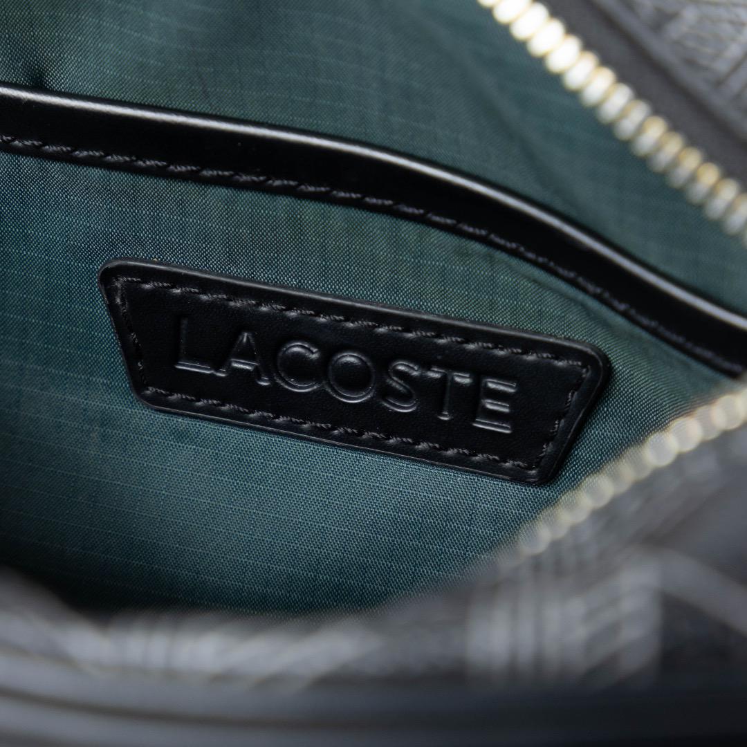 LACOSTE】ラコステ ショルダーバッグ モノグラム ブラック