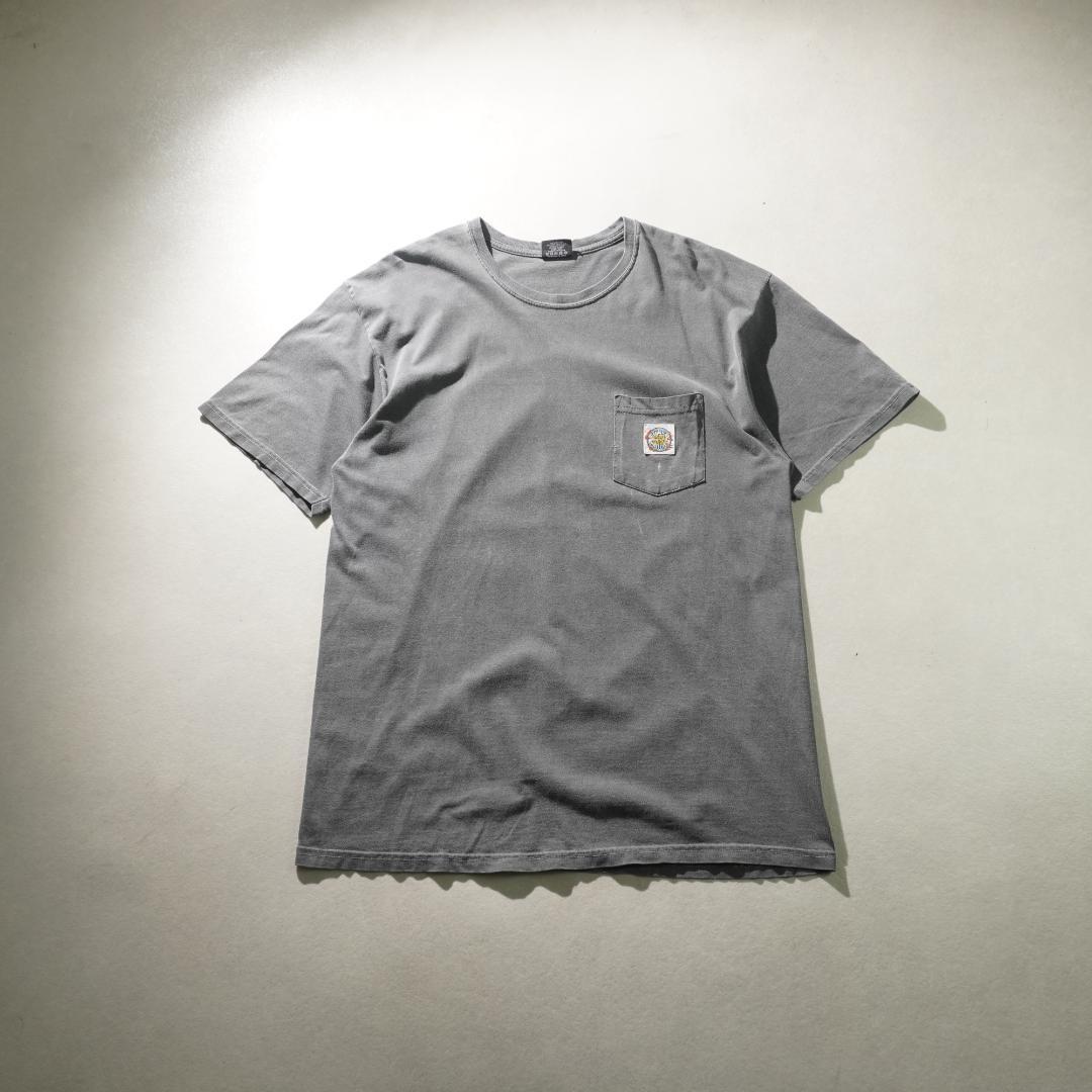 STUSSY 半袖Tシャツ ポケット付き ストリート グレー/VW429