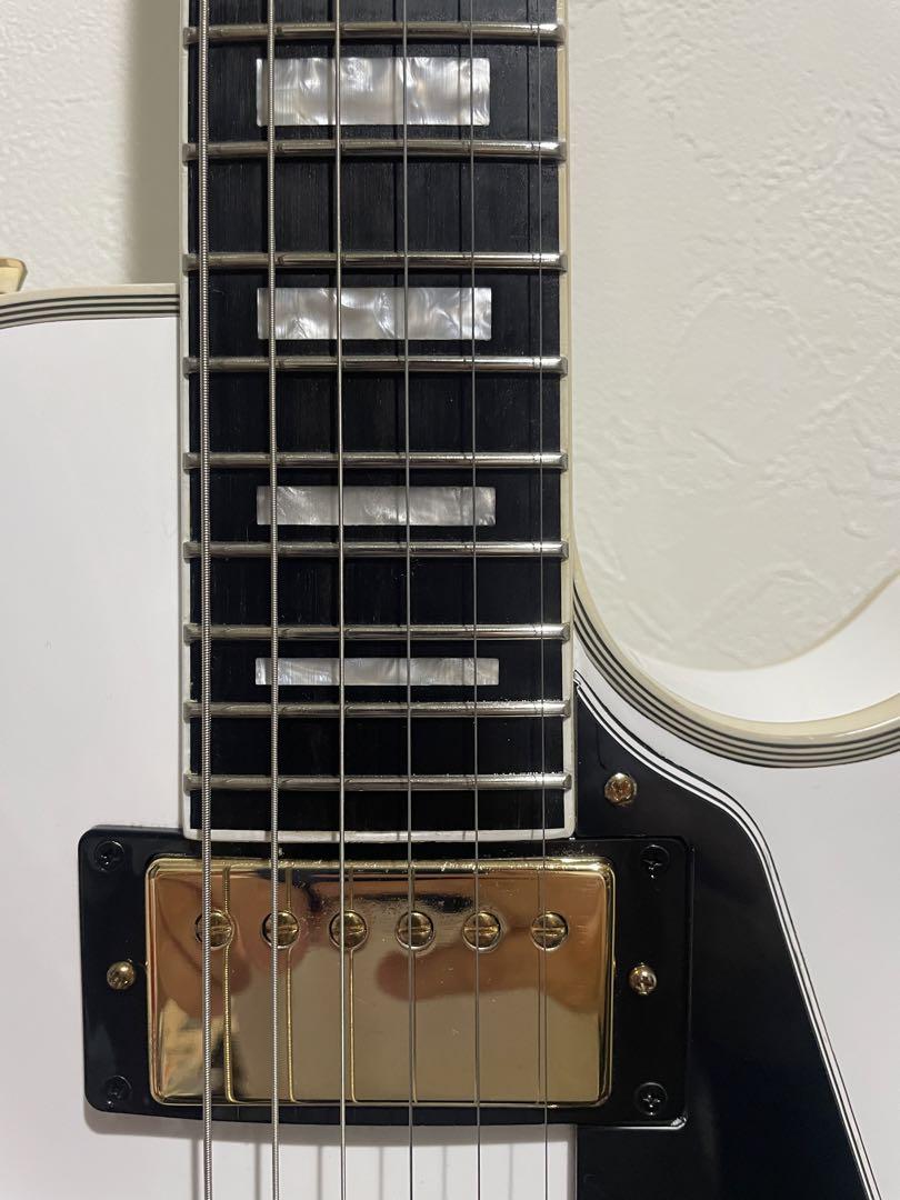 ギター epiphone Les Paul Custom Alpine White