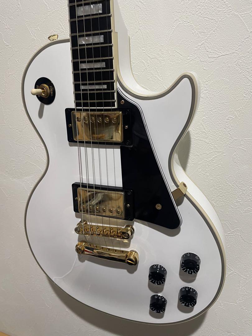 ギター epiphone Les Paul Custom Alpine White
