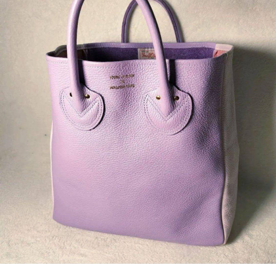 Young & Olsen トゥモローランド別注 ラベンダー トートバッグ