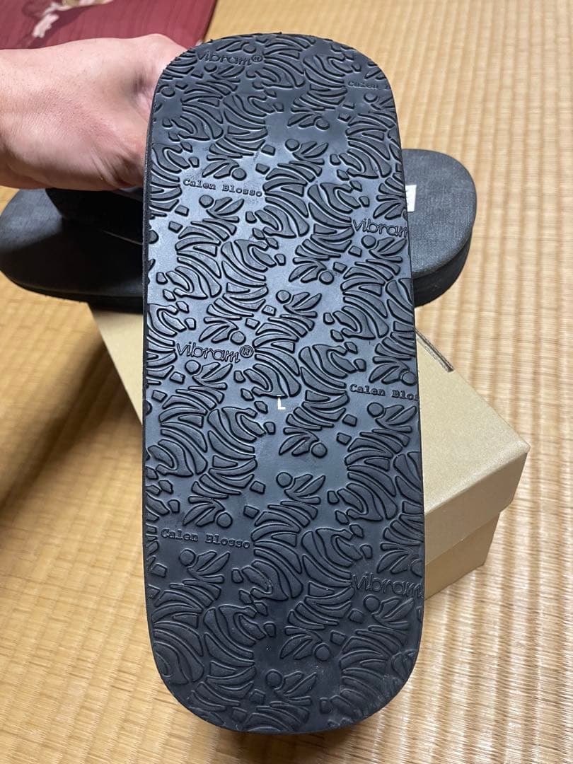 Calen Blosso Vibramソールグレー草履 MEDICALDB_JP