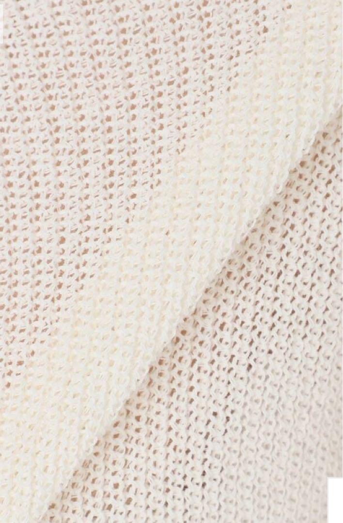 ✳︎完売品・試着のみ✳︎ SLOBE IENA リネン混畦ニット