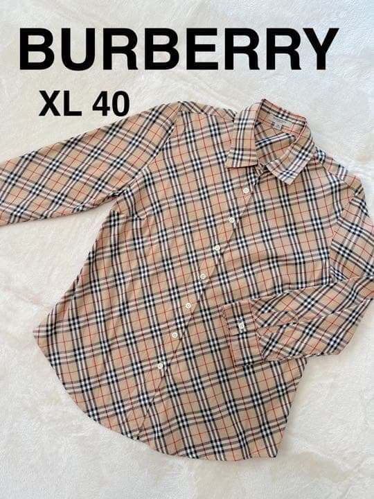 価格交渉OK送料無料 Burberry バーバリー 総柄ロゴチェック長袖シャツ