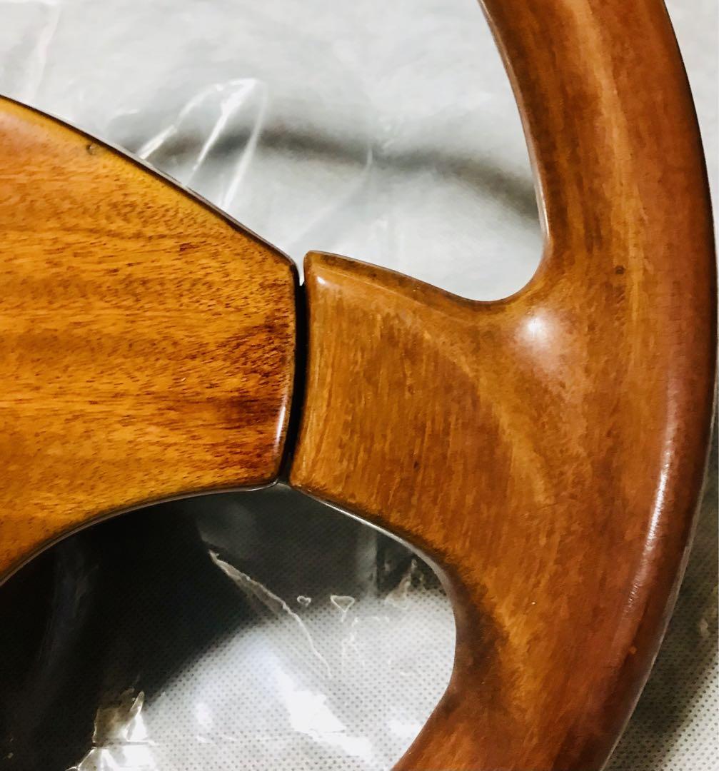 【ジャンク品】sport line TORINO ITALY 木製ハンドル