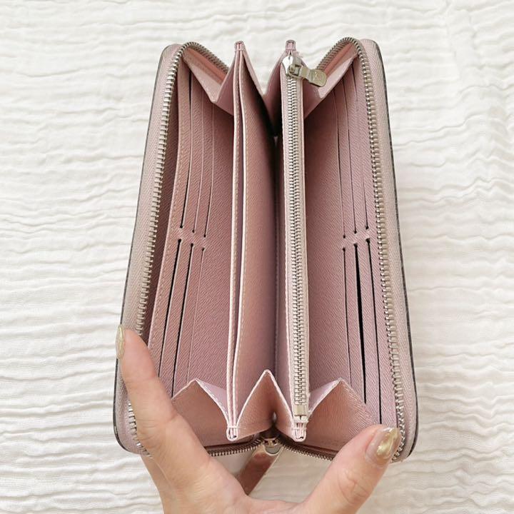 LOUIS VUITTON ジッピーウォレット エピ ラウンドファスナー ピンク LOUIS VUITTON ジッピーウォレット エピ ラウンドファスナー ピンク
