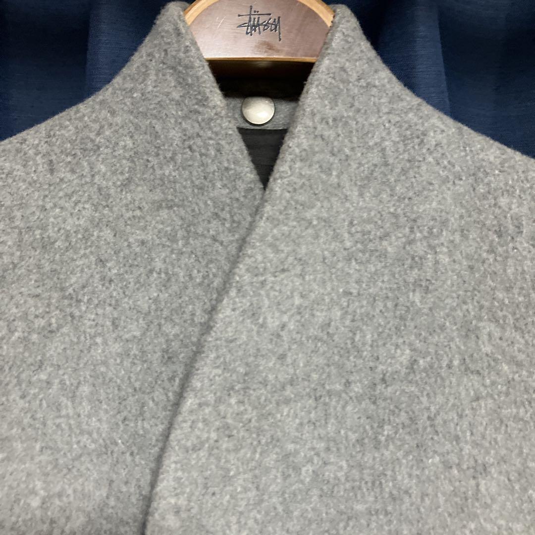 The Sakaki スタジャン カシミヤ混紡 グレー Lサイズ 替えボタン
