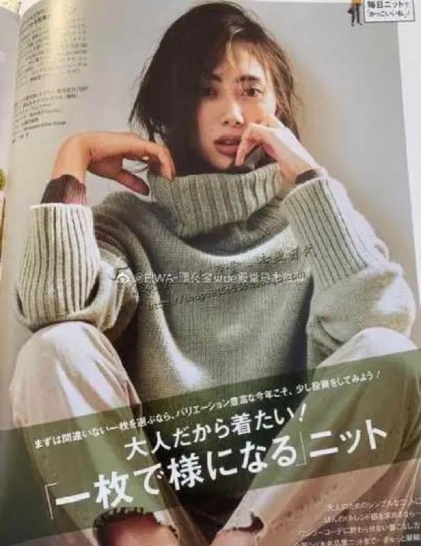 未使用 GALERIE VIE ファインウール タートル プルオーバー グリーン