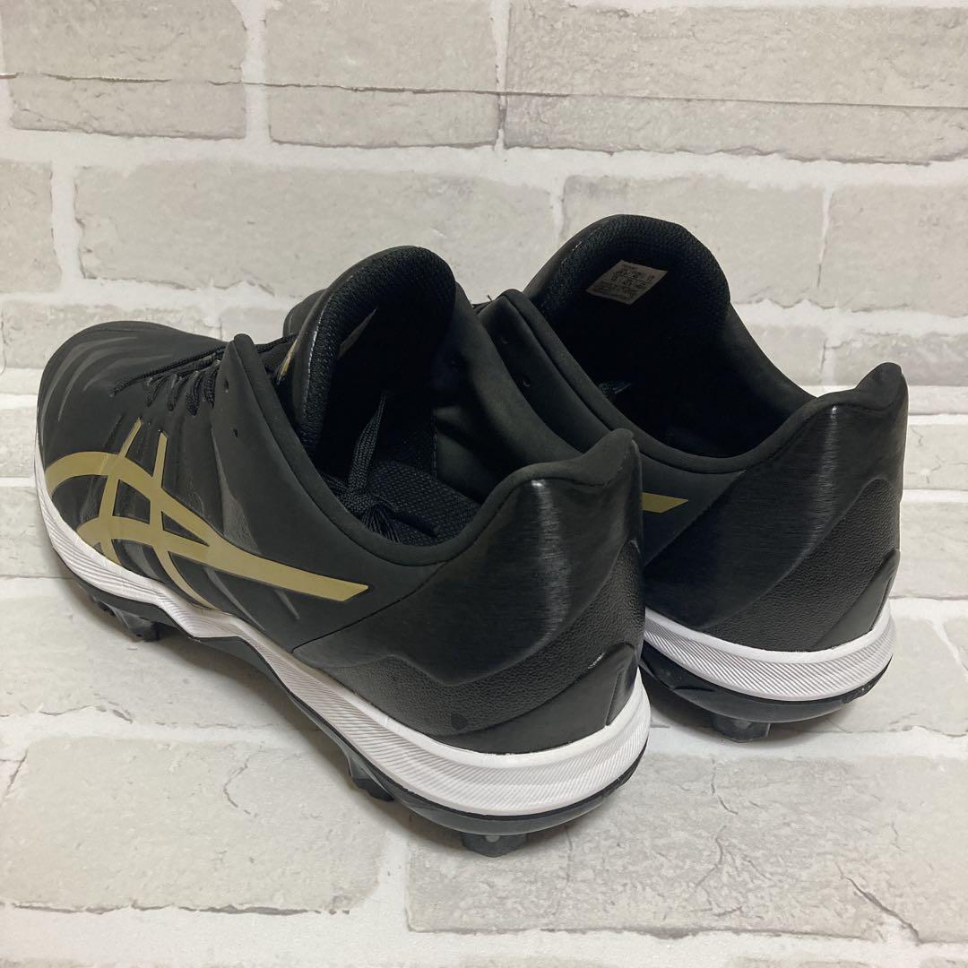 ⭐️asics GOLDSTAGE FANG 野球用スパイク 黒/金 29㎝⭐️