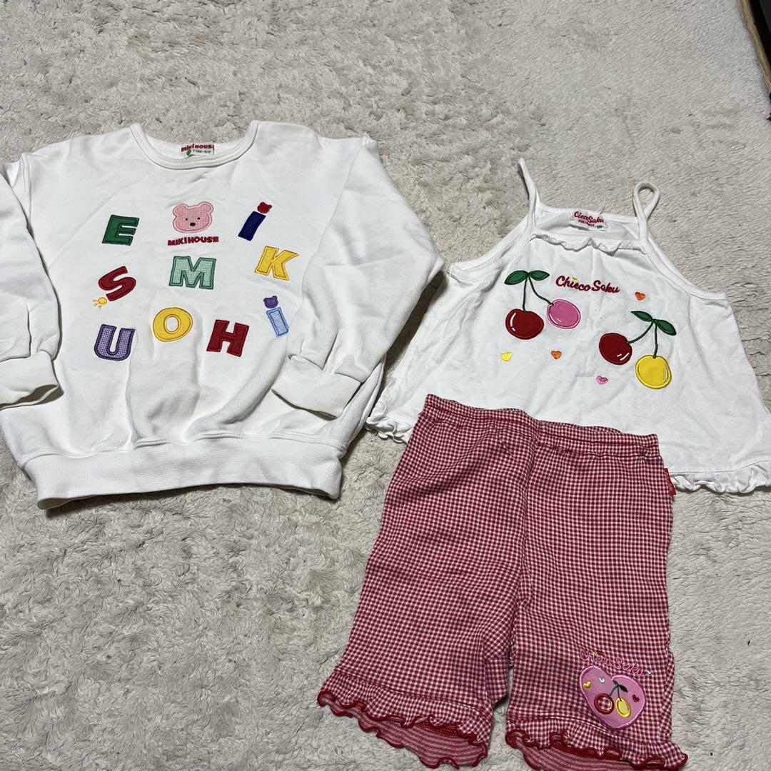 ミキハウス　まとめ売り　女の子　ワンピース　セットアップ　ティシャツ　ブラウス
