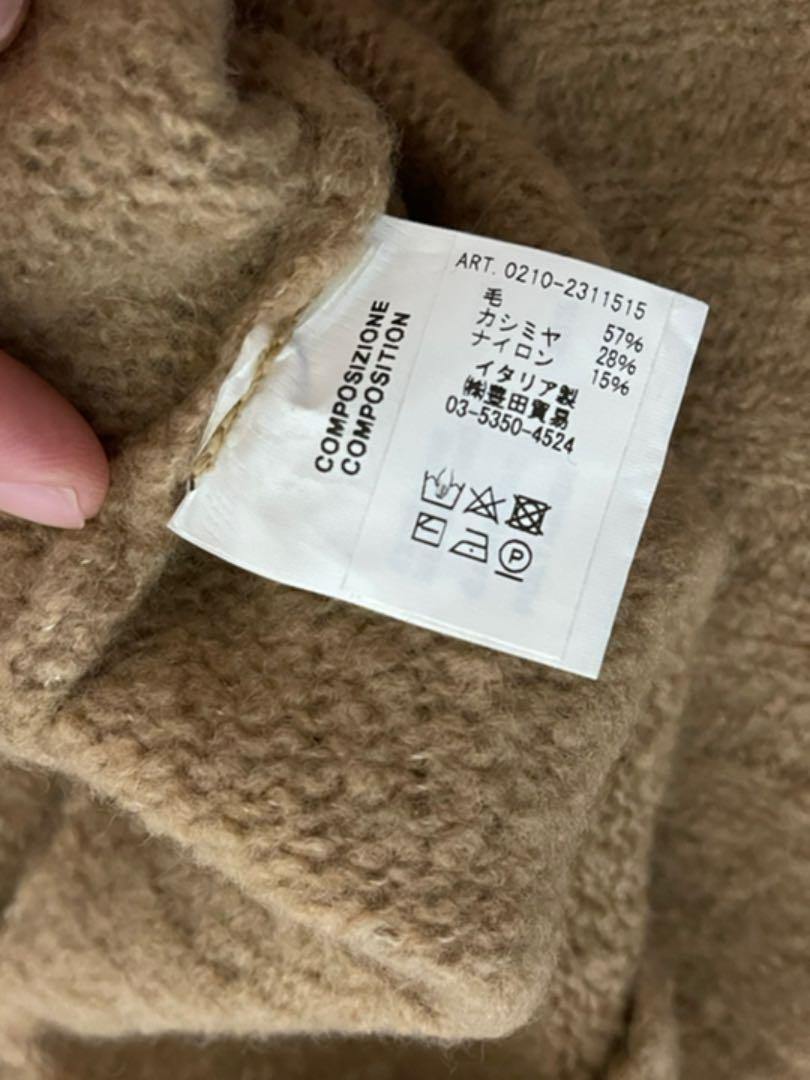 くらしを楽しむアイテム FILIPPO 未使用 DE 茶 ミドルゲージニット50 LAURENTIIS トップス
