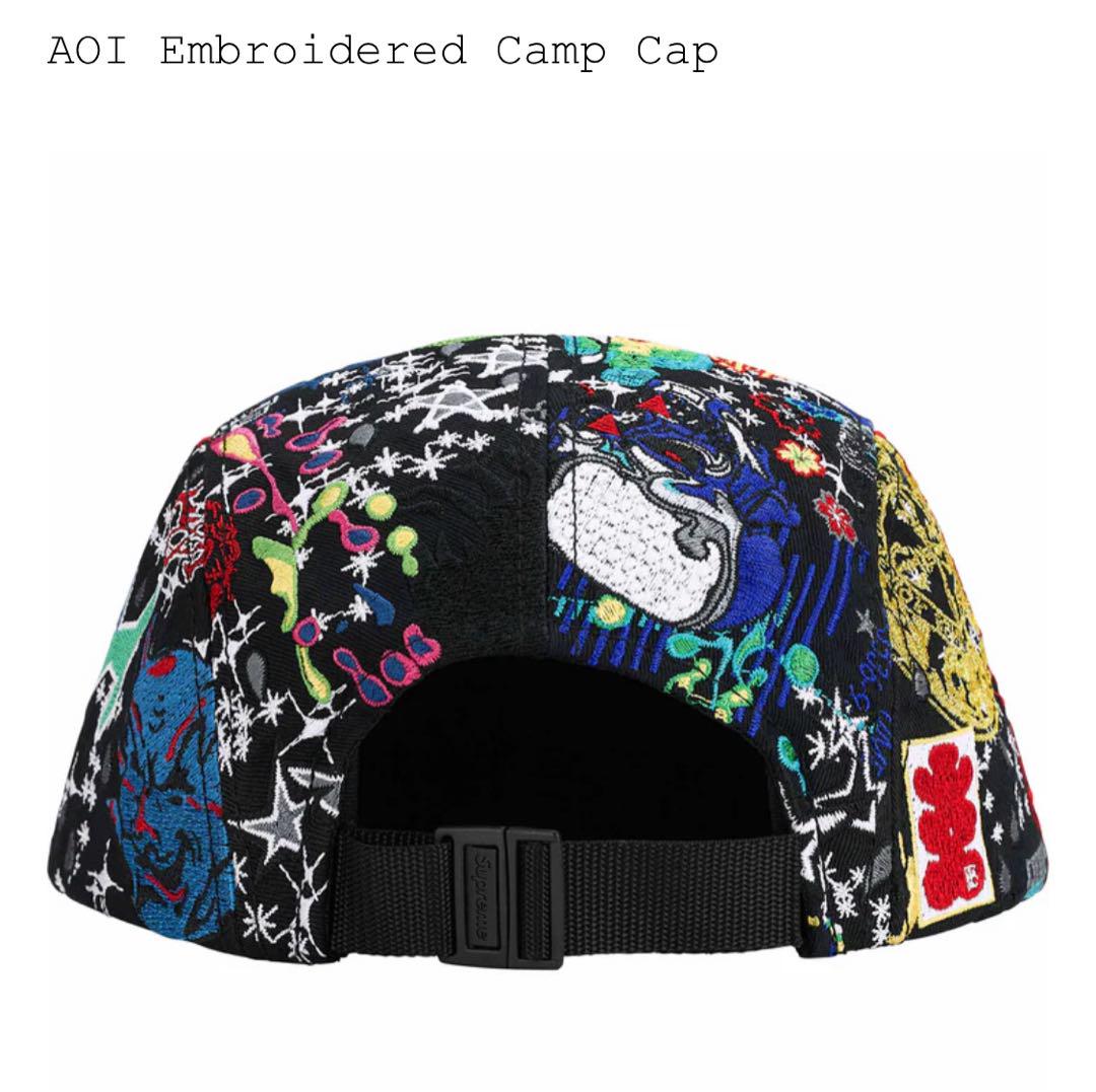 帽子 Supreme AOI Embroidered Camp Cap