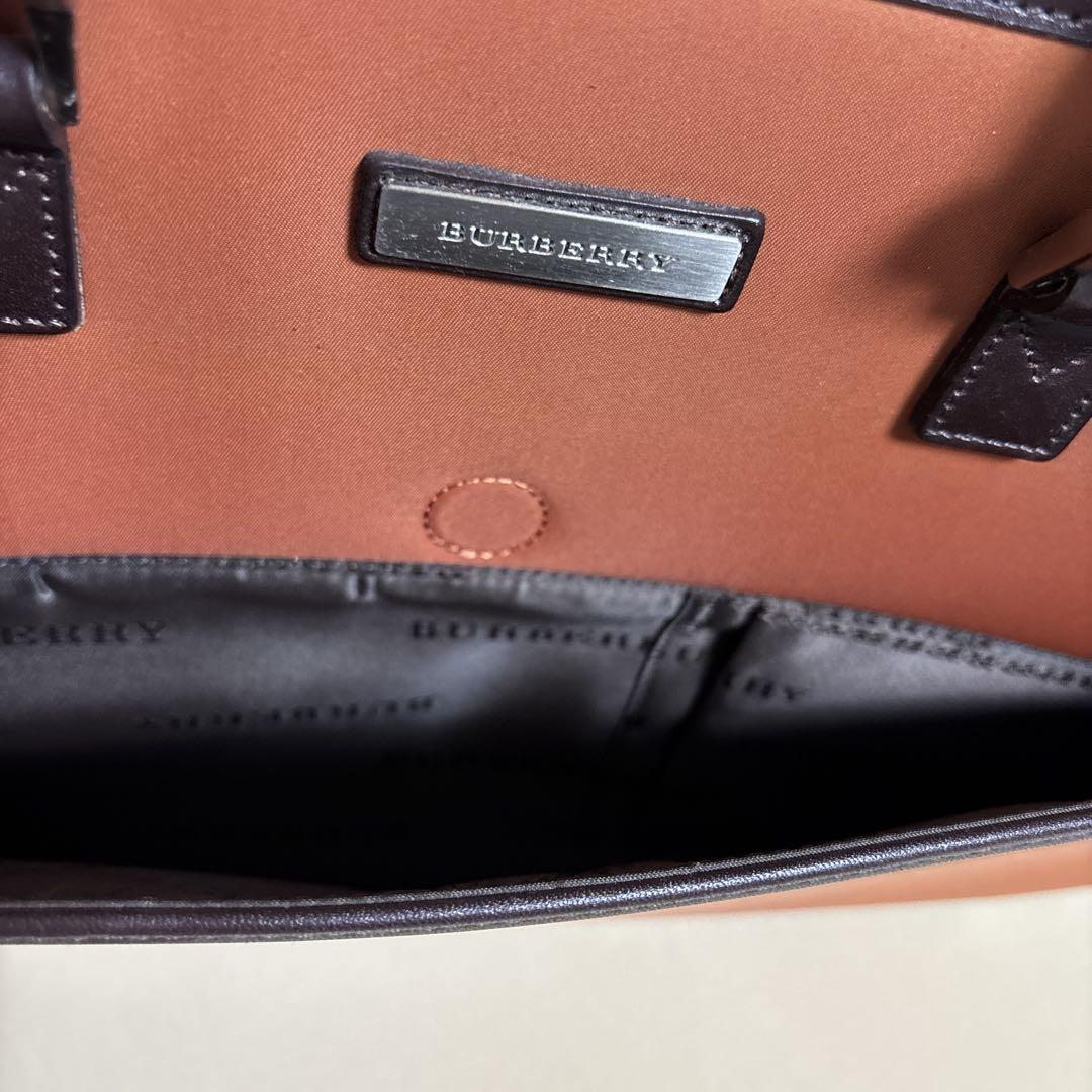 BURBERRY ビジネスバッグ オレンジ