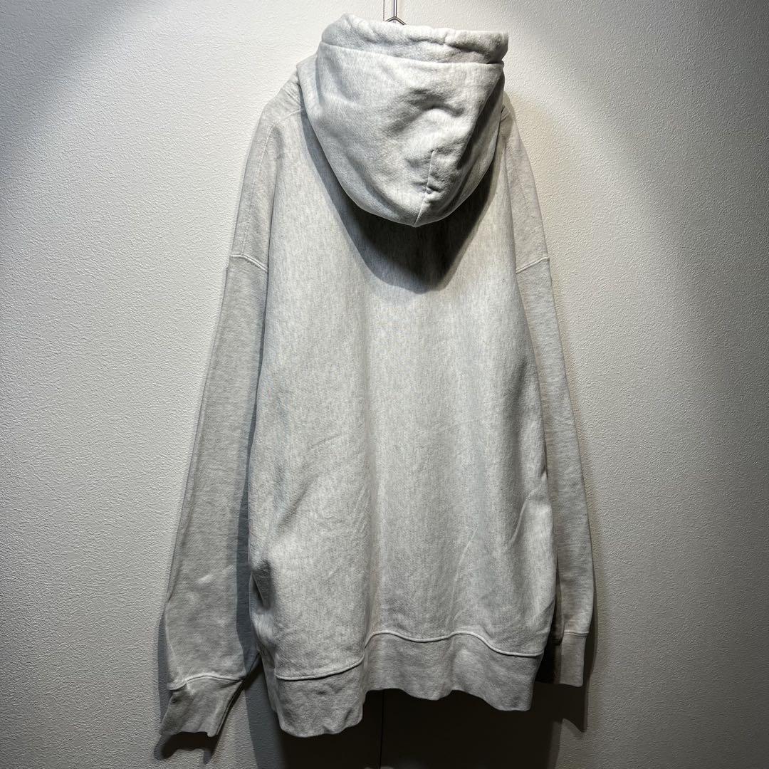 【US規格】希少サイズ Champion リバースウィーブ ロゴパーカー 2XL