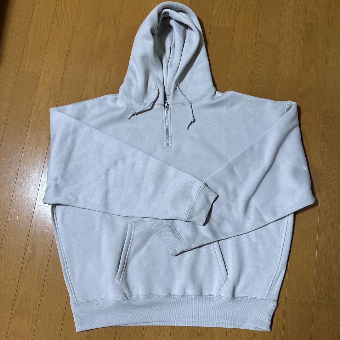 RUUBON ルーボン ハーフジップヘビーウエイトパーカー