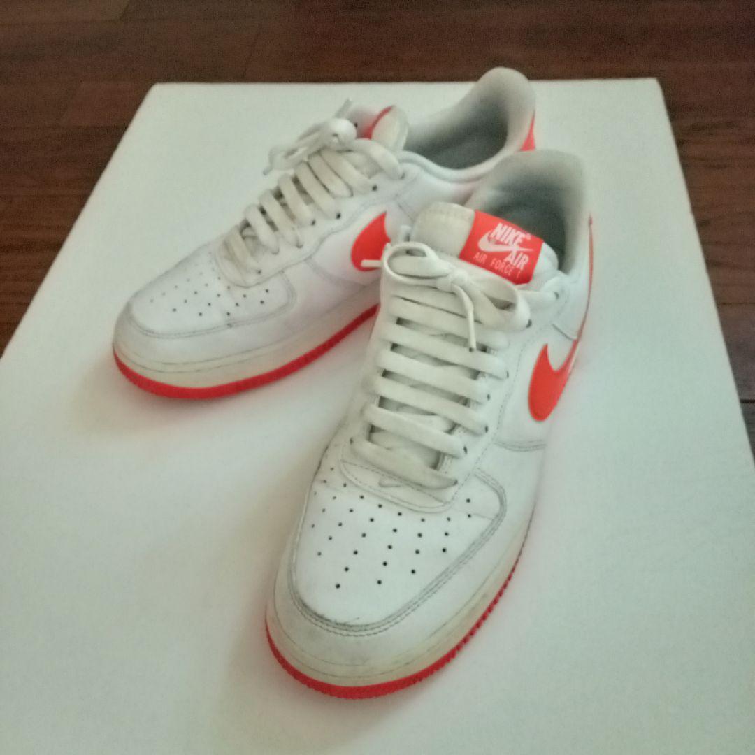 Nike Air Force 1 ホワイト/オレンジ