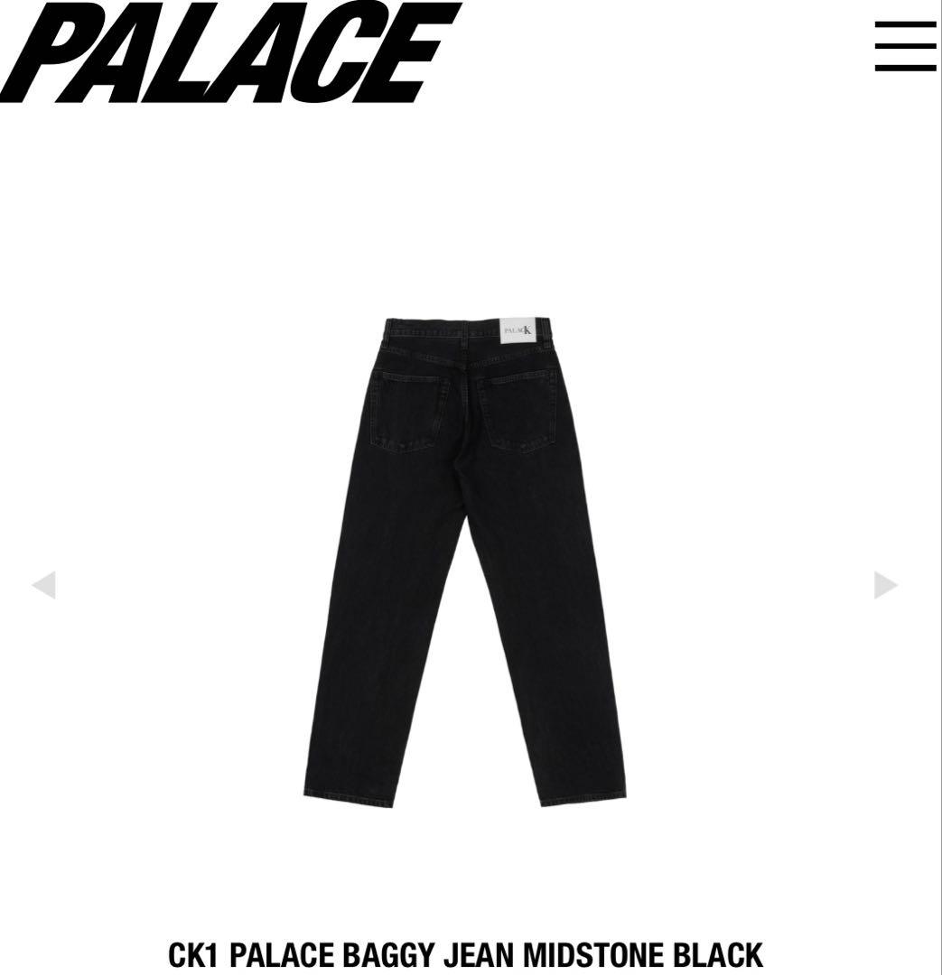CK1 PALACE BAGGY JEAN MIDSTONE BLACK