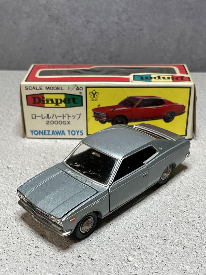 ダイヤぺット、二ッサン二ューシルビア2000ハードトップ ENIF 1/43 日産 ブルーバード U 2000GTX 2ドア ハードトップ