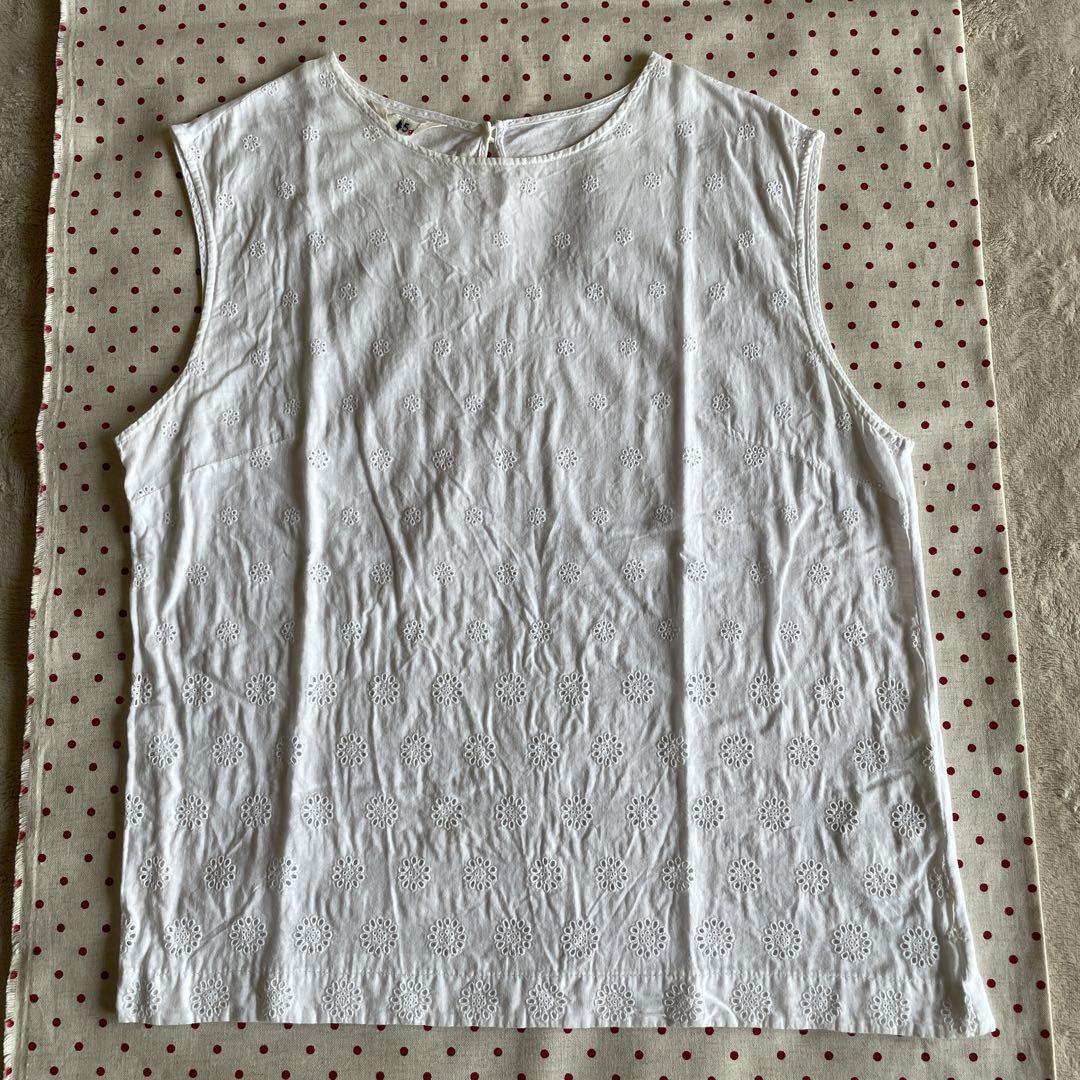 45R ノースリーブシャツカットソー