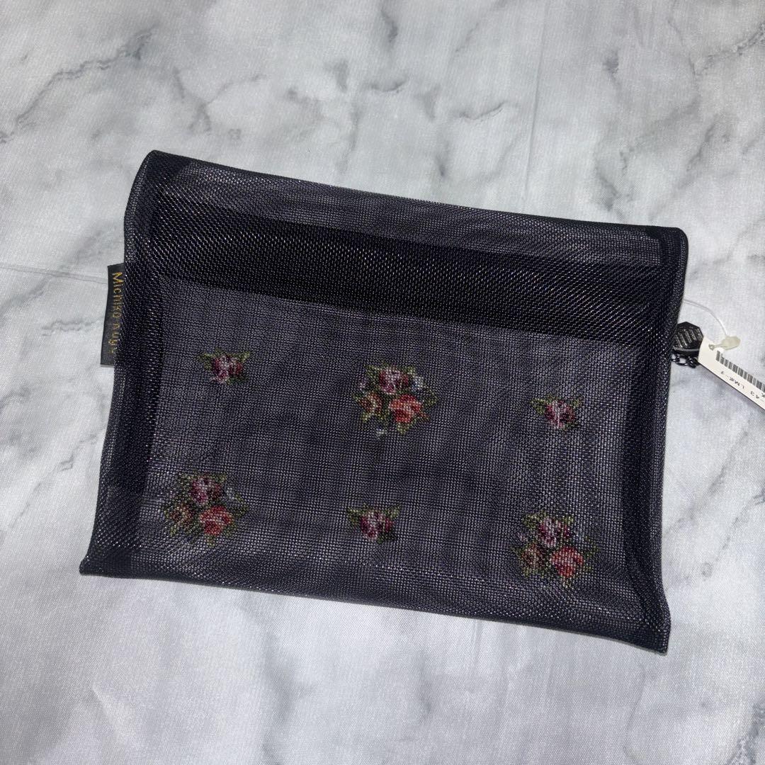 プチポアン 刺繍 メッシュポーチ 久家道子 - メルカリ